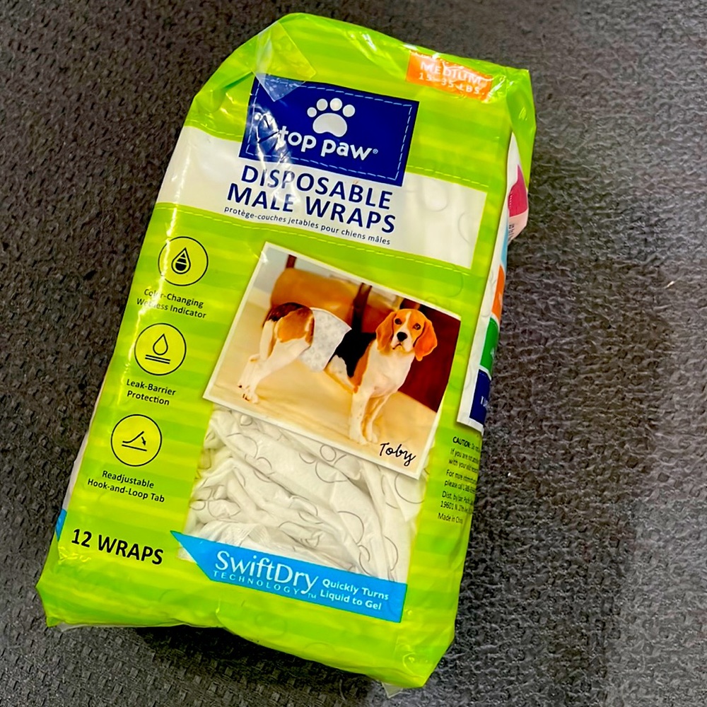 Top paw male wraps